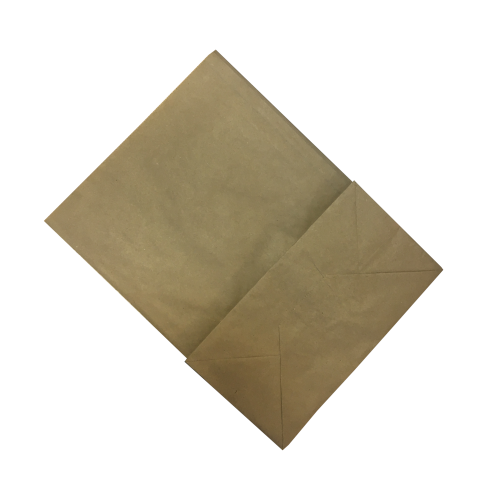 Пакет из макулатурной бумаги 22×12×29 см 50 г/м²
