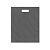 Пакет полиэтиленовый, серый, ПВД, 38×50 см