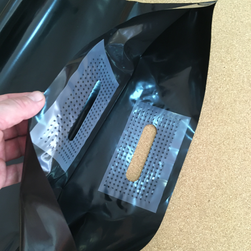 Пакет полиэтиленовый, чёрный, ПВД, 45×50 см