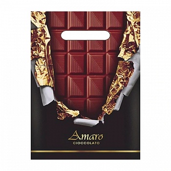 Пакет полиэтиленовый «Горький шоколад», ПВД, 20×30 см