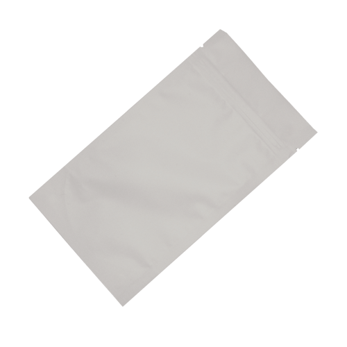 Дой-пак с замком zip-lock белый, 10×19×3 cм