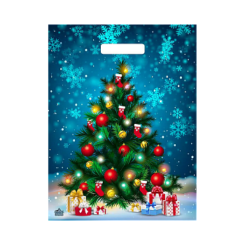 Пакет полиэтиленовый «Яркая ёлочка», ПВД, 31×40 см