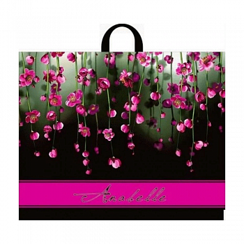 Пакеты с прорубной (вырубной) ручкой — цена за штуку 55.68 руб. Пакет полиэтиленовый «Анабель», ПВД, 60×50 см