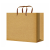 Крафт-пакет с ленточными ручками 43×58×13 см