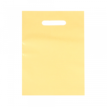 Пакет полиэтиленовый, бежевый, ПВД, 22×34 см