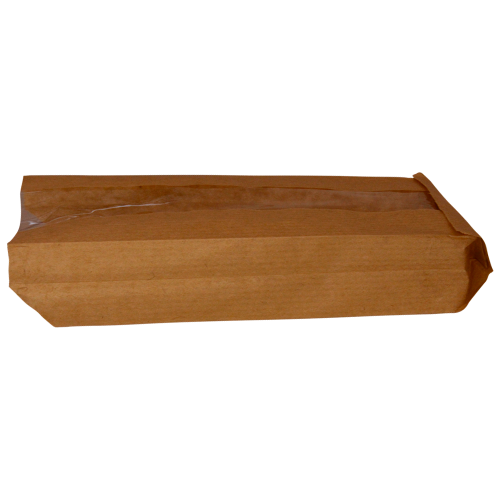 Пакет крафт с окном 11×5×21 см