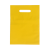 Пакет полиэтиленовый, жёлтый, ПВД, 22×34 см