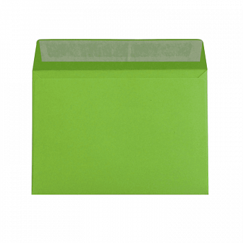 Зелёный конверт С5, стрип, 110 г/м²