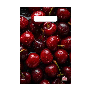 Пакеты с прорубной (вырубной) ручкой — цена за штуку 4.80 руб. Пакет полиэтиленовый «Вишня», ПВД, 20×30 см