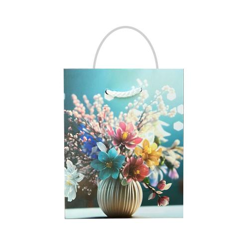 Пакет бумажный подарочный, MIX, 10×14×6 см