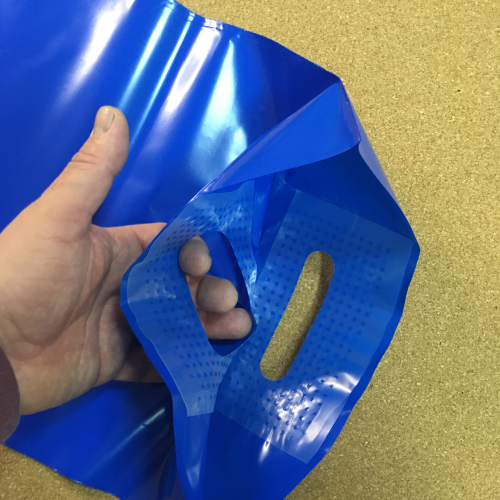 Пакет полиэтиленовый, ярко-синий, ПВД, 30×40 см