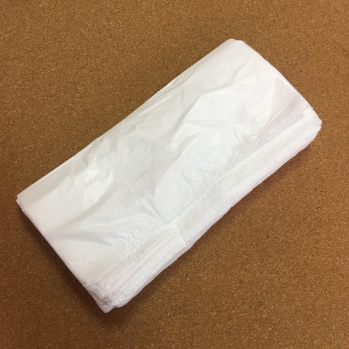 Пакет-майка, белый, ПНД, 30×55 см, 14 мкм