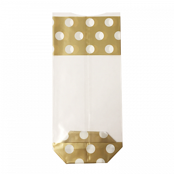 Артикул 70300PBO4 — Пакет для конфет и орехов «Polka Blank/Or», БОПП, с устойчивым дном, 250 г (6×4×26 см) — цена за штуку 29.42 руб. Пакет для конфет и орехов «Polka Blank/Or», БОПП, с устойчивым дном, 250 г (6×4×26 см)