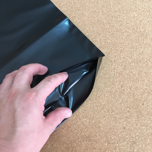 Пакет полиэтиленовый, чёрный, ПВД, 45×50 см