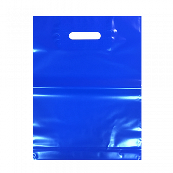 Пакет полиэтиленовый, ярко-синий, ПВД, 30×40 см