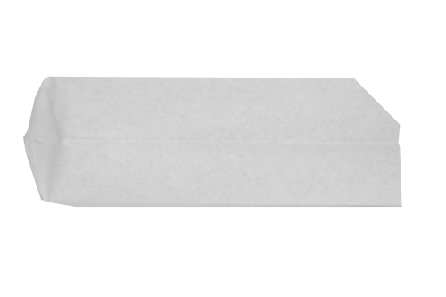 Пакет бумажный белый с рисунком «Картофель фри», 8×3×17 см