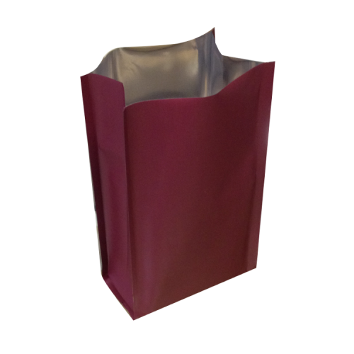 Пакет полипропиленовый, бордовый, 11×7×25 см