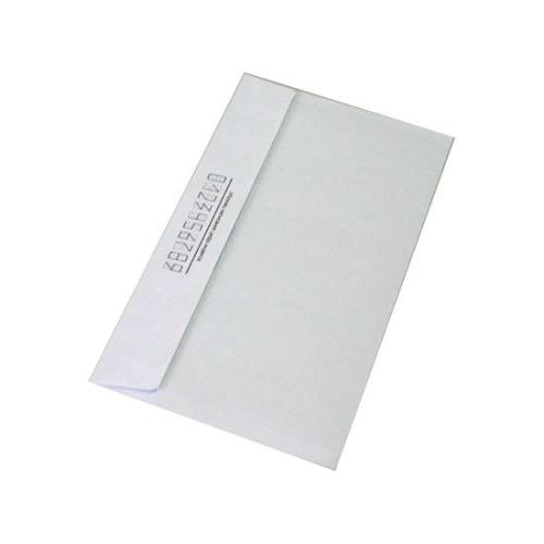 Конверт белый «Куда-кому», E65, стрип, 80 г/м²