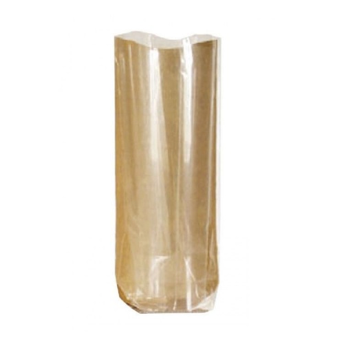 Крафт-пакет с прозрачной стороной, с устойчивым дном, 250 г (26×6×4 см)