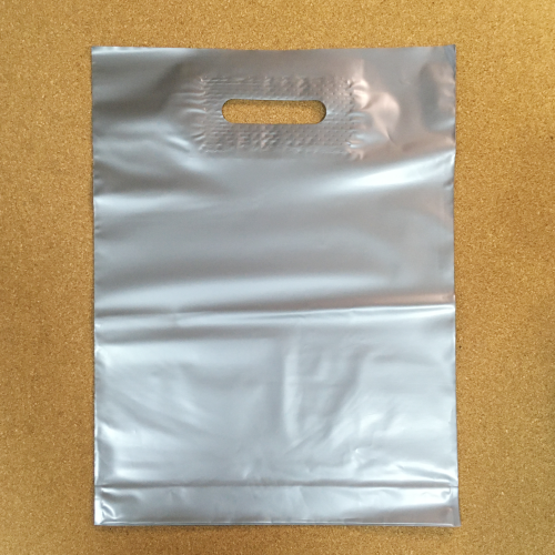 Пакет полиэтиленовый, серебряный, ПВД, 30×40 см