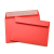 Артикул 20306A — Цветные и дизайнерские конверты — цена за штуку 8.66 руб., продаётся по 10000 штук. Красный конверт С5, стрип, 110 г/м²