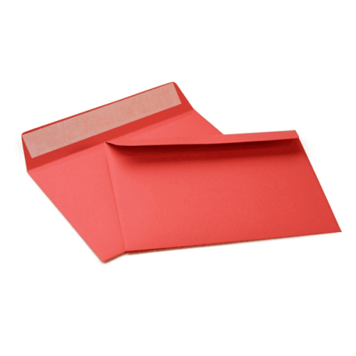 Красный конверт С5, стрип, 110 г/м²