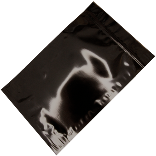 Дой-пак с замком zip-lock чёрный, 22×34×4 cм