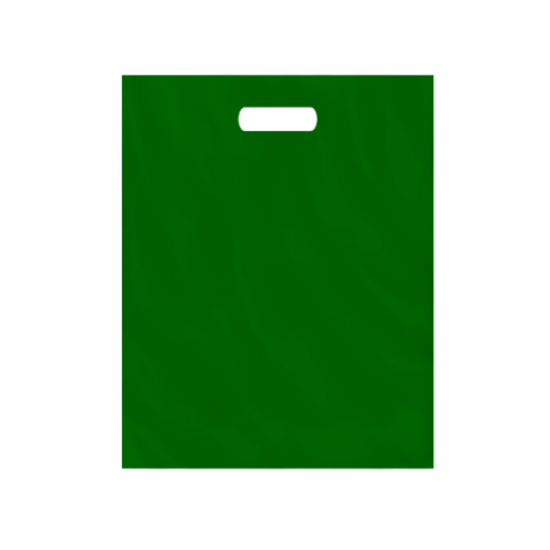 Пакет полиэтиленовый, зелёный, ПВД, 38×50 см