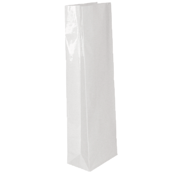 Артикул 49615 —  бумажные пакеты без ручек — цена за штуку 9.91 руб. Пакет бумажный белый, ламинированный, 5×3×17 см