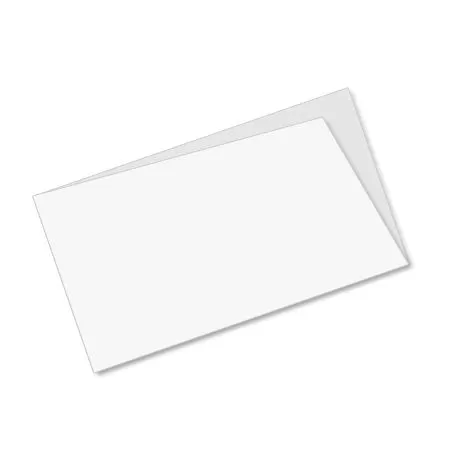 Пакетик-уголок бумажный белый, 10×19 см