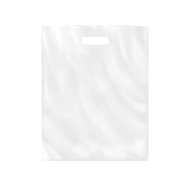 Пакет полиэтиленовый, белый, ПВД, 38×50 см