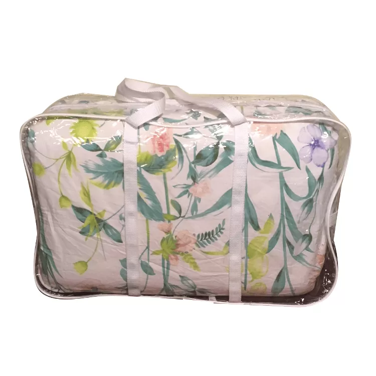 Сумка-чемодан из ПВХ для одеял и подушек, белая, 54×33×22 см