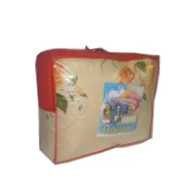 Сумка-чемодан из ПВХ и спанбонда для одеял и подушек, 60×50×25 см