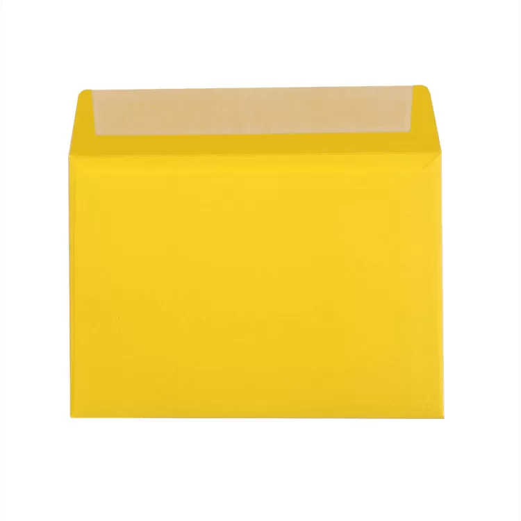 Жёлтый конверт С5, стрип, 120 г/м²