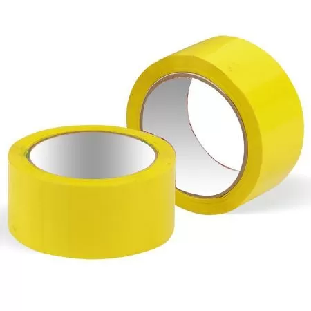 Клейкая лента упаковочная жёлтая, 48 мм×50 м, 45 мкм