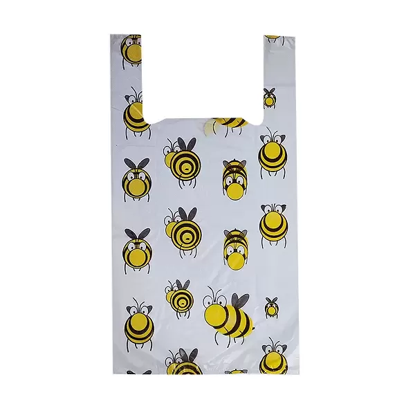Пакет-майка «Пчёлки», ПНД, 28×50 см