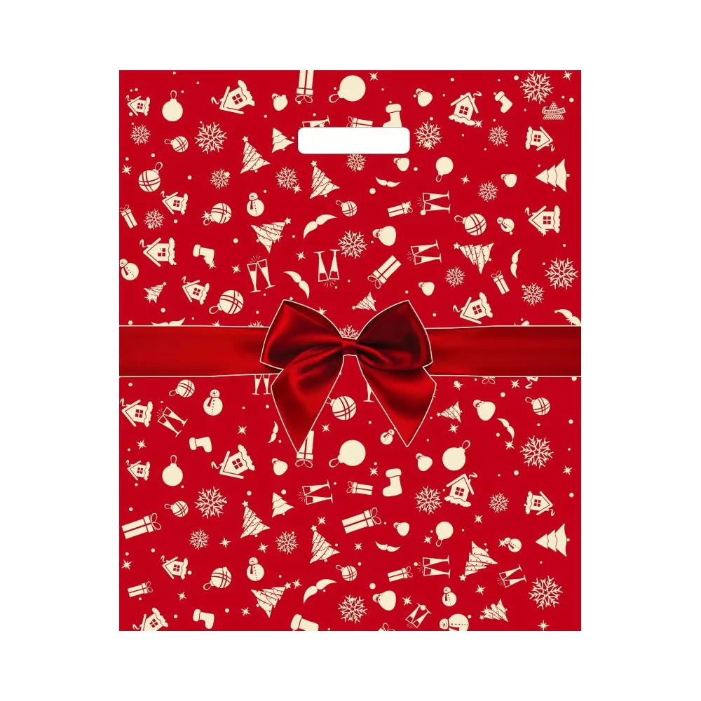 Пакет полиэтиленовый «Красный бантик», ПВД, 38×45 см