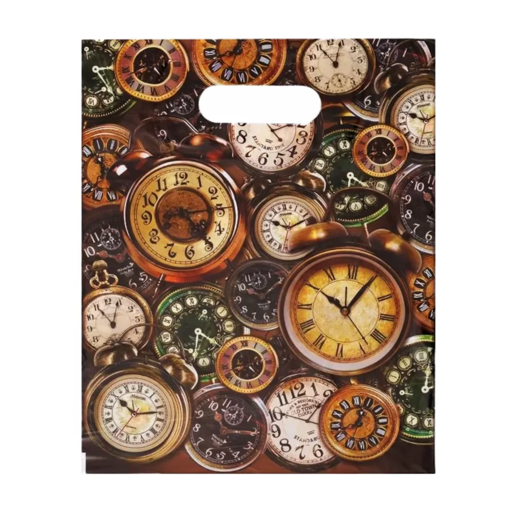 Пакет полиэтиленовый «Часы», ПВД, 30×40 см