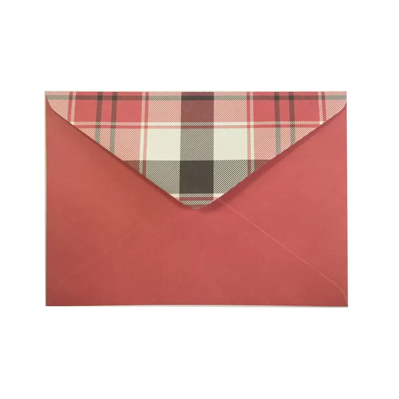Красный конверт С6, декстрин, 100 г/м²