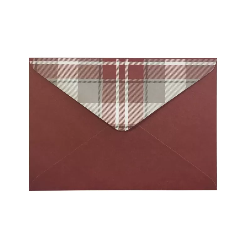 Бордовый конверт С6, декстрин, 100 г/м²