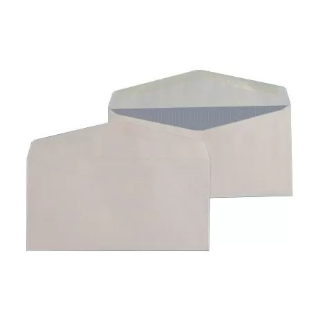 Белый конверт Е65, декстрин, 80 г/м²