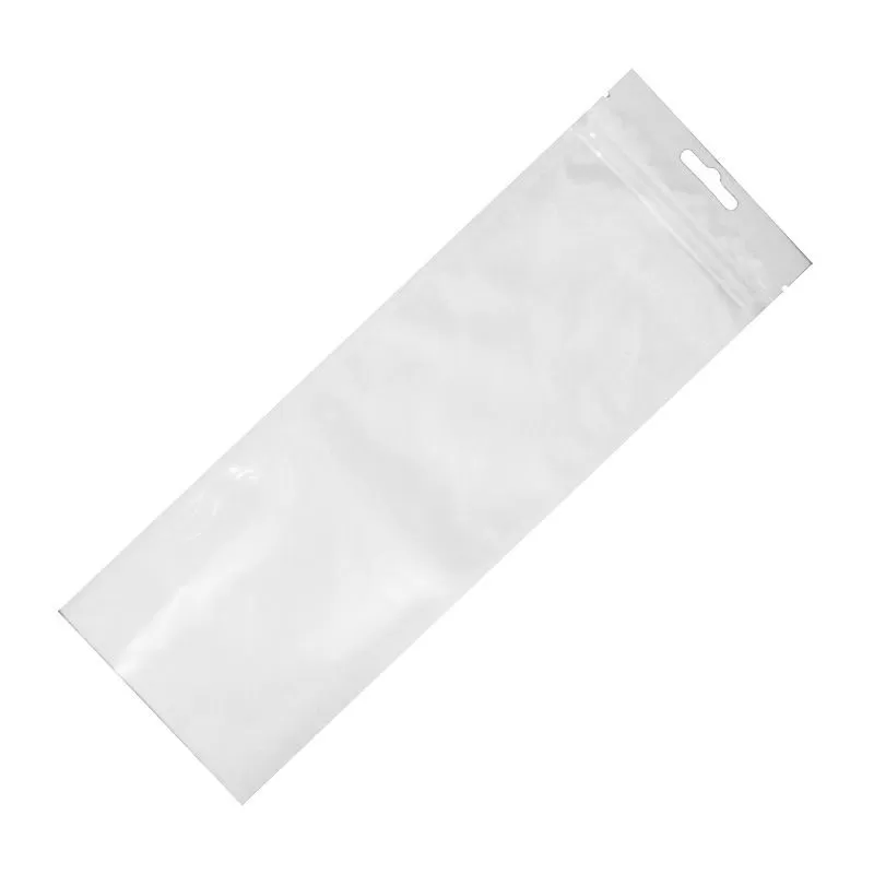 Грипперы белые с прозрачной стороной, 12×31 см, 110 мкм
